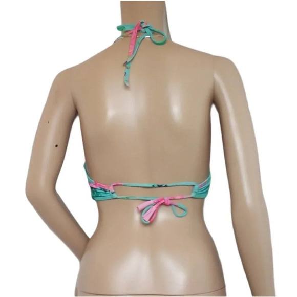 Shade & Shore Mesh High Neck Bikini Top Net 34C - Picture 3 of 4